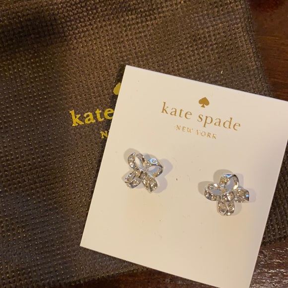 kate spade Jewelry - NWT! Kate Spade Silver Plated Earrings